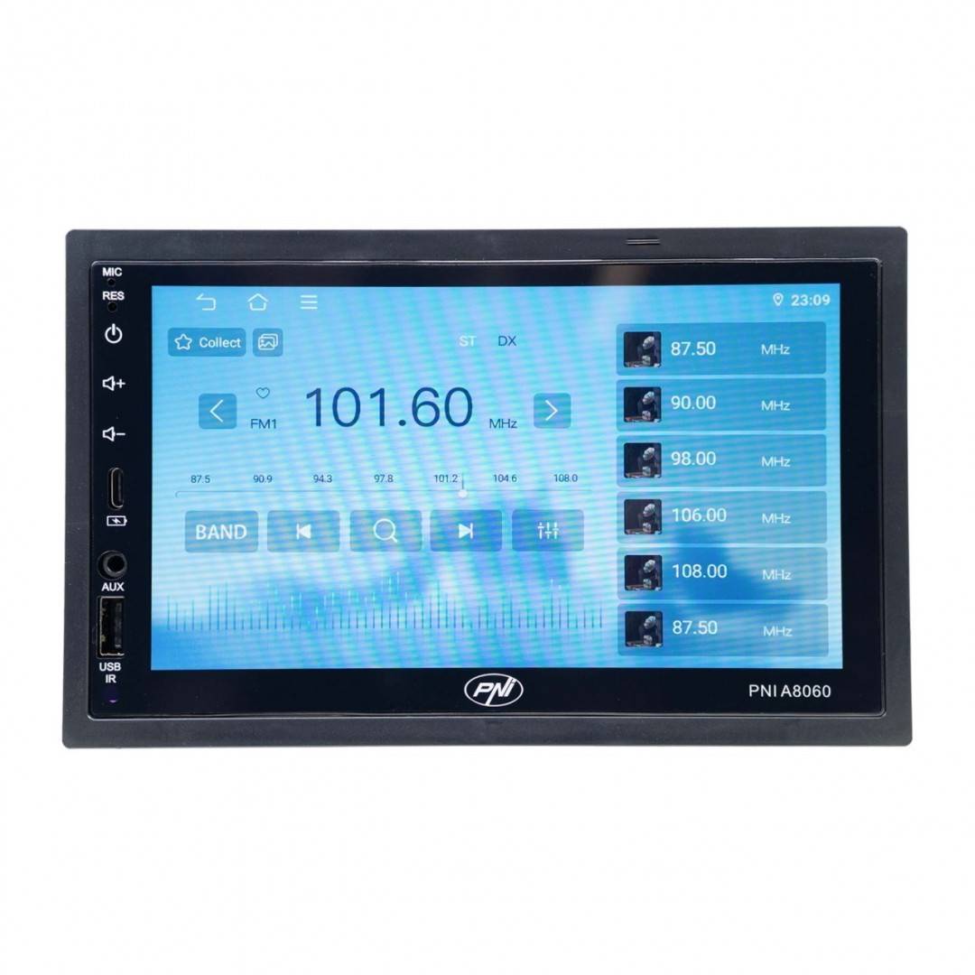 Multimedia player auto PNI A8060 cu Android 13, 4GB DDR3/ROM 64GB, ecran 7 inch, CarPlay, Android Auto, Bluetooth, Wi-Fi, Radio FM