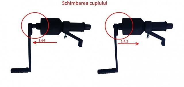 MULTIPLICATOR FORTA 2 trepte de putere (brat reglabil)