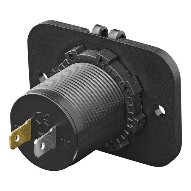 Încărcător rapid USB încorporat tip A + C 2 căi 12/24V 3Am model 1