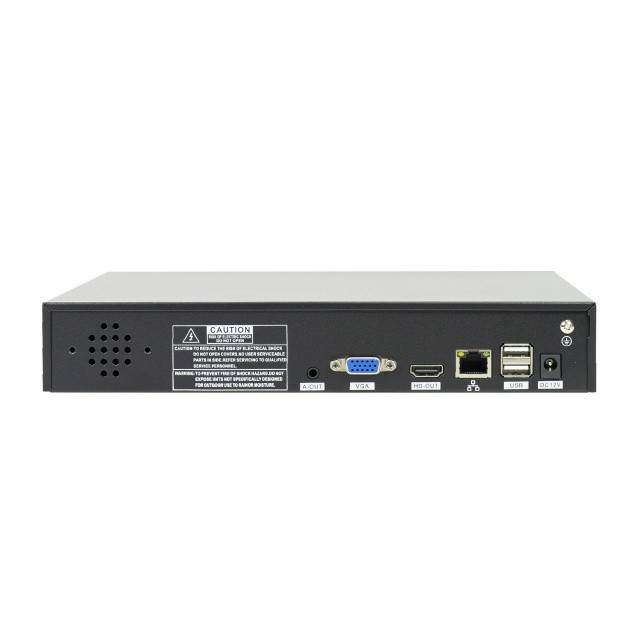 NVR PNI House IP816 cu 16 canale IP 5MP sau 10 canale 8MP 4K
