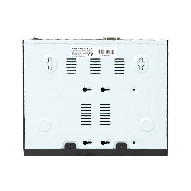 NVR POE PNI House IP716J 16 canale 4K 8MP, 8 canale POE si 8 canale IP cu switch PNI POE sau normal H.265