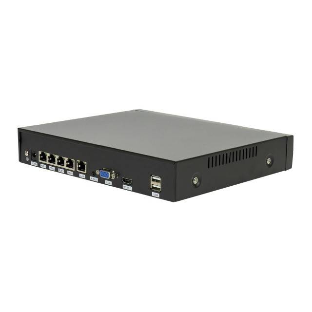 NVR POE PNI House IP810 cu 10 canale 4K 8MP, 4 canale POE si 6 canale IP functii AI