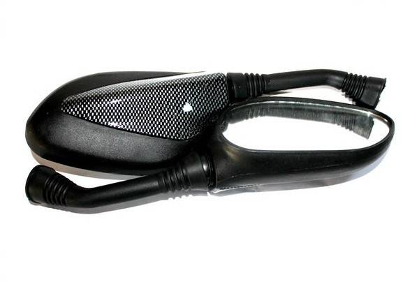 Oglinzi scuter (negre cu pata carbon)