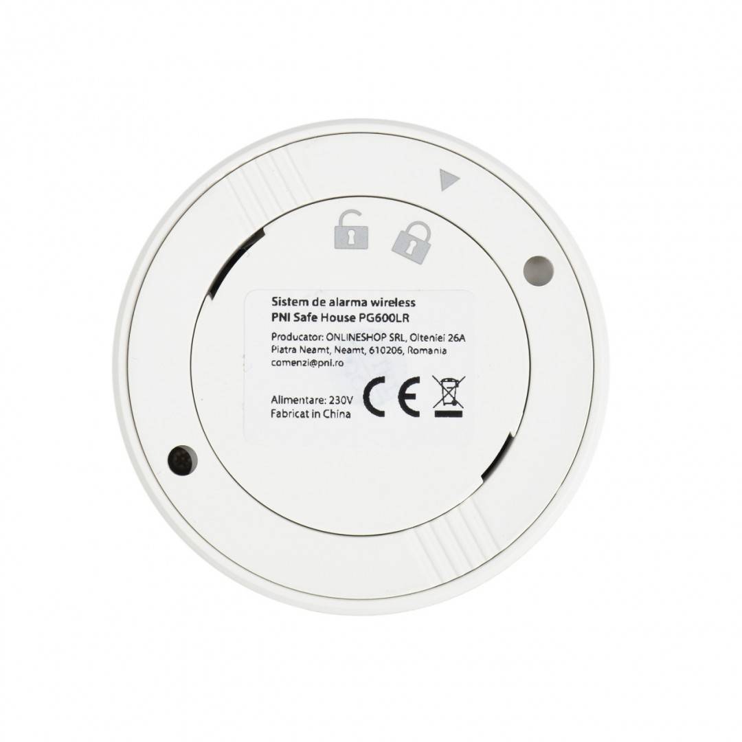 Pachet 2 bucati sistem de alarma wireless PNI Safe House PG600LR conectare wireless, alarma antiefractie, alarma fara fir, alerta inteligenta prin