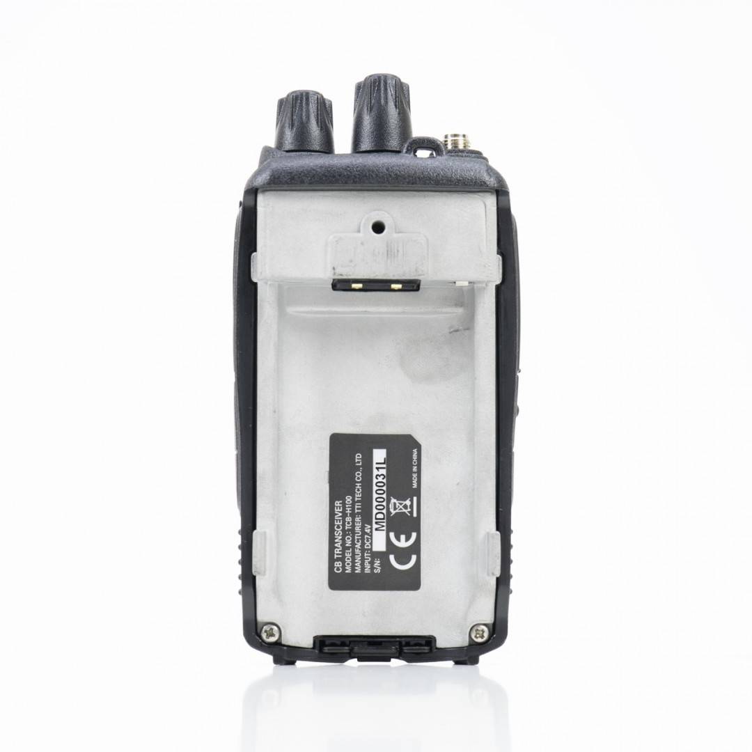 Pachet 2 bucati Statie radio CB portabila TTi TCB-H100 alimentare 12V/24V, Roger Beep, Squelch