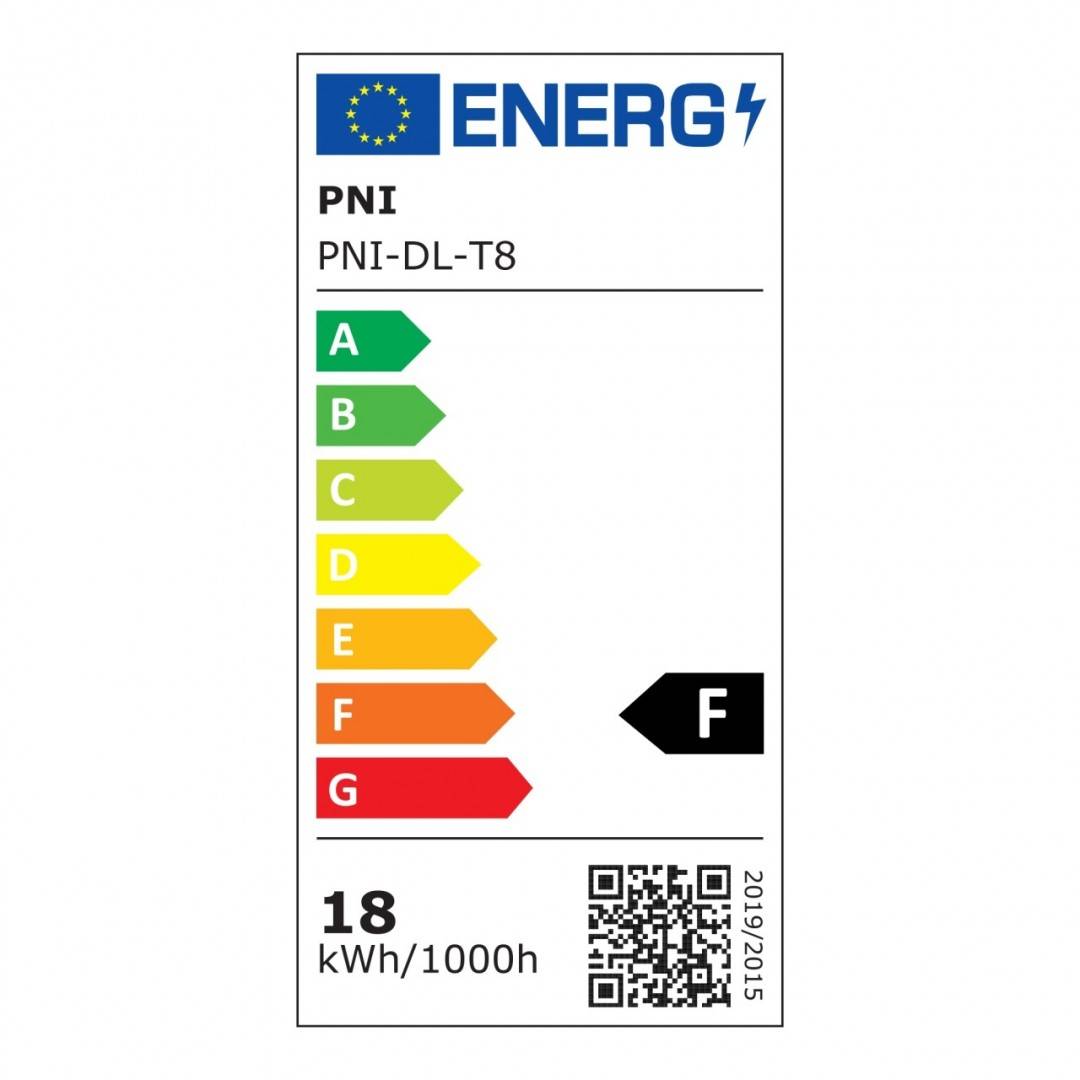 Pachet 30 bucati tub LED PNI D-Light T8 18W din sticla, lungime 120cm, 1850lm
