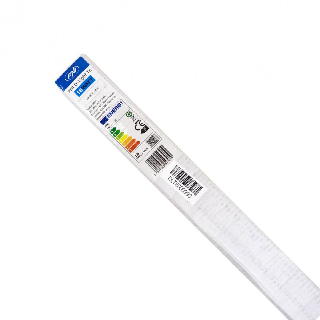 Pachet 30 bucati tub LED PNI D-Light T8 18W din sticla, lungime 120cm, 1850lm