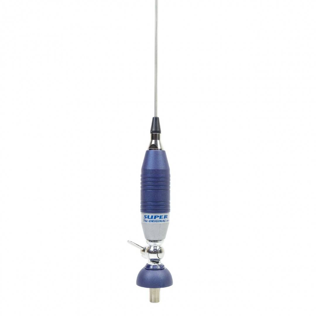 Pachet Antena CB Sirio SUPER 9 cu fluture, lungime 155 cm si Sticky Pad Drapel inclus