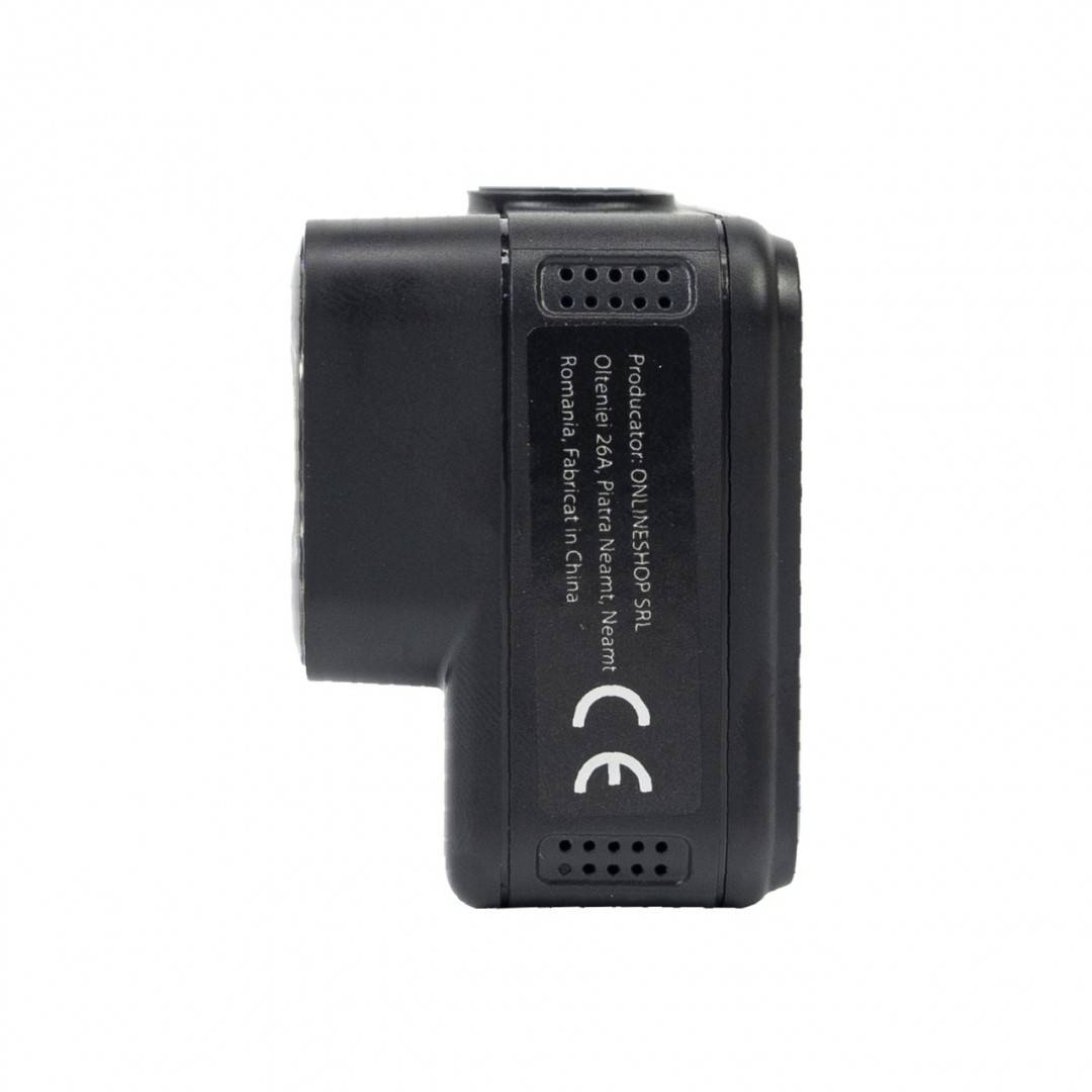 Pachet Camera auto DVR PNI Voyager S2500, WiFi, 4K UHD, ecran 2 inch si card de memorie microSD 128GB inclus