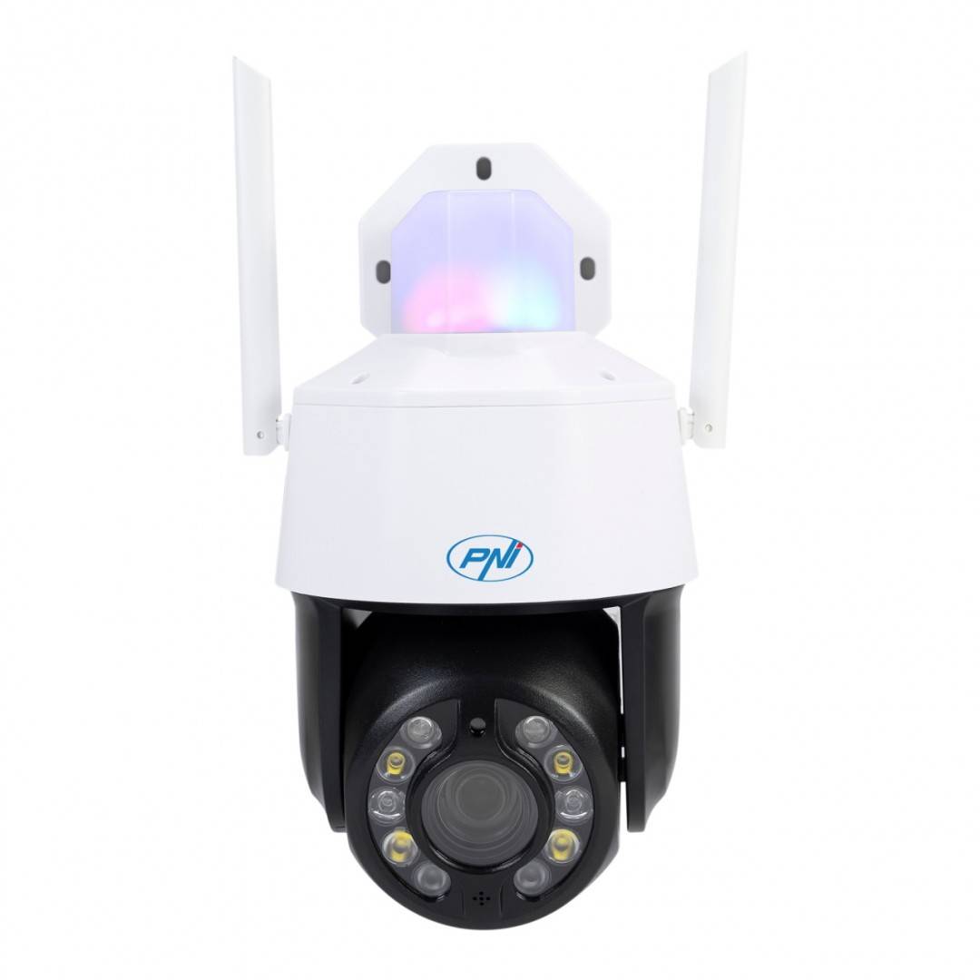 Pachet Camera supraveghere video PNI House IP575 5MP WiFi cu IP + Card de memorie MicroSD PNI 128GB cu adaptor SD