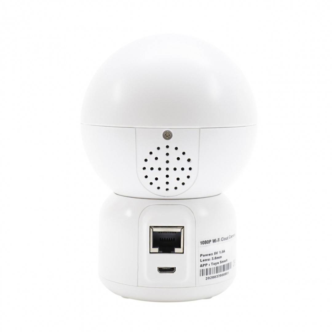 Pachet Camera supraveghere video PNI IP390T 1080P cu PTZ WiFi H264+Card de memorie MicroSD PNI 128GB cu adaptor SD