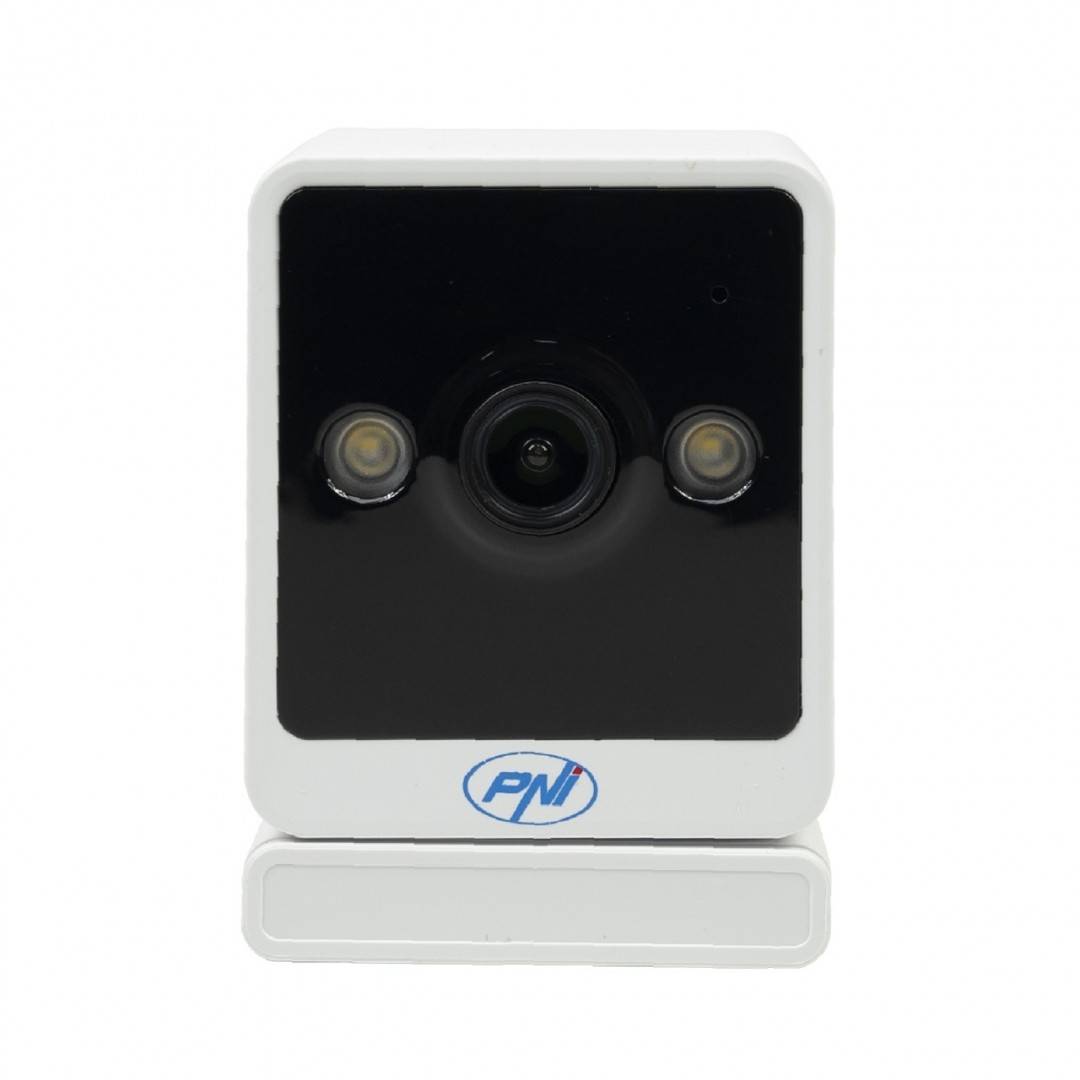 Pachet Camera supraveghere video PNI IP744 4MP cu IP, detectie miscare + Card de memorie MicroSD PNI 128GB cu adaptor SD