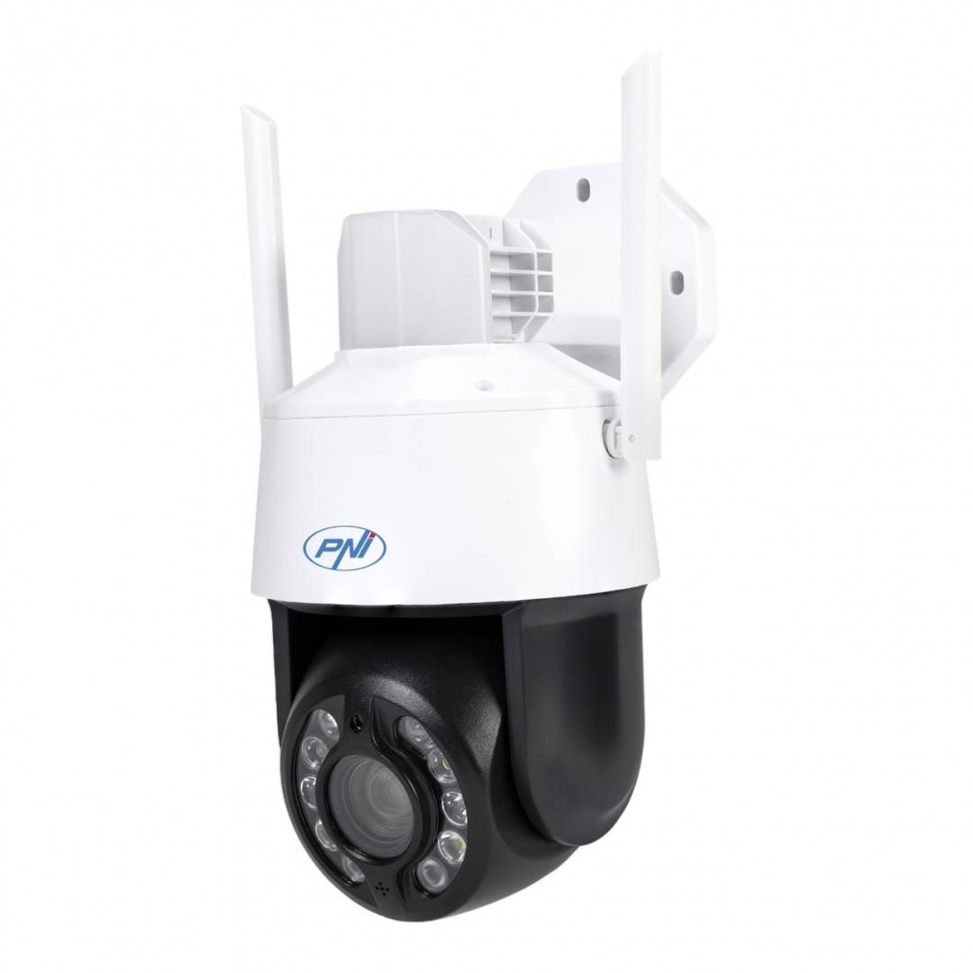 Pachet camera supraveghere video wireless PNI House IP575 si panou solar fotovoltaic PNI PSF6020A
