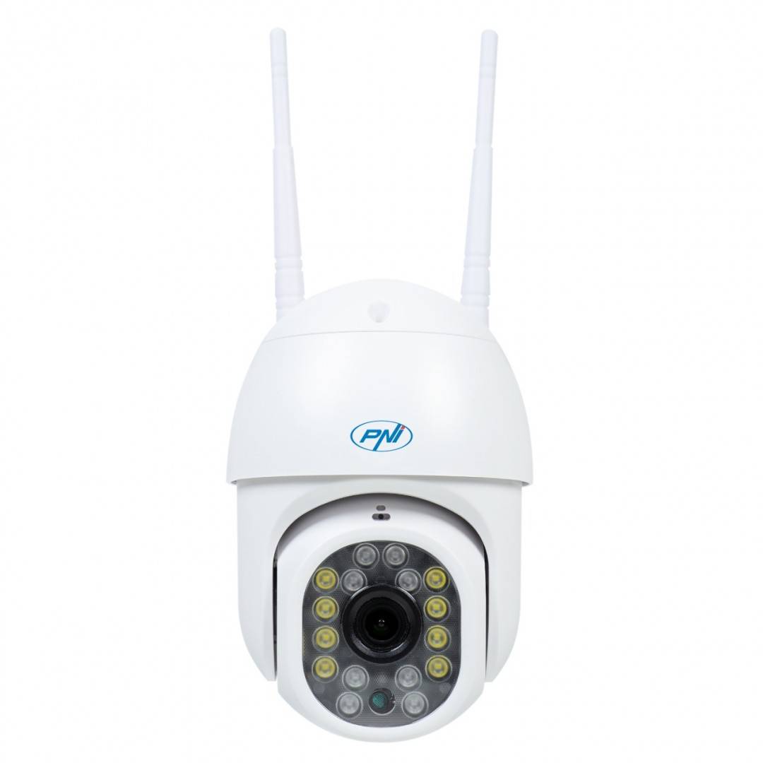 Pachet camera supraveghere video wireless PNI IP440 si panou solar fotovoltaic PNI PSF6020A