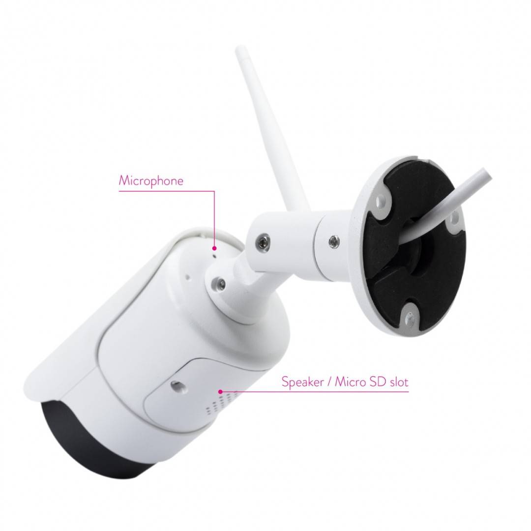 Pachet camera supraveghere video wireless PNI IP52LR si Panou solar fotovoltaic PNI PSF6020A