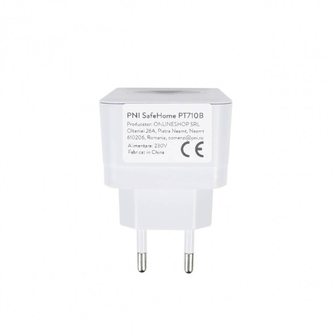 Pachet Interfon video inteligent PNI SafeHome PT710B WiFi HD, P2P si Sticky Pad Drapel