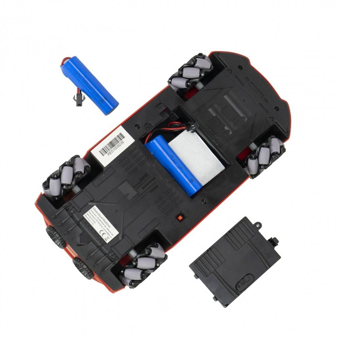 Pachet Jucarie masinuta sport Silvercloud RedOne cu telecomanda cu sticky Pad Drapel inclus