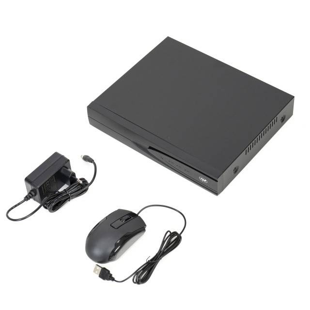 Pachet NVR PNI House IP816 cu 16 camere PNI IP740 4MP, sursa, switch, cabluri, mufe si splitere
