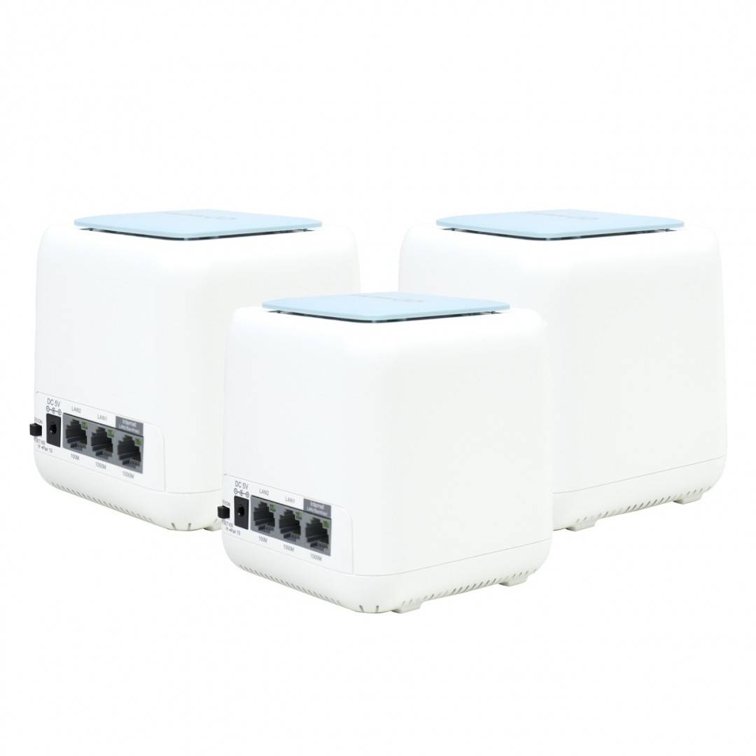 Pachet sistem Mesh Wi-Fi PNI GB1200 Gigabit si 1bc Cablu de retea plat S/STP CAT7 PNI U7015B 1.5m