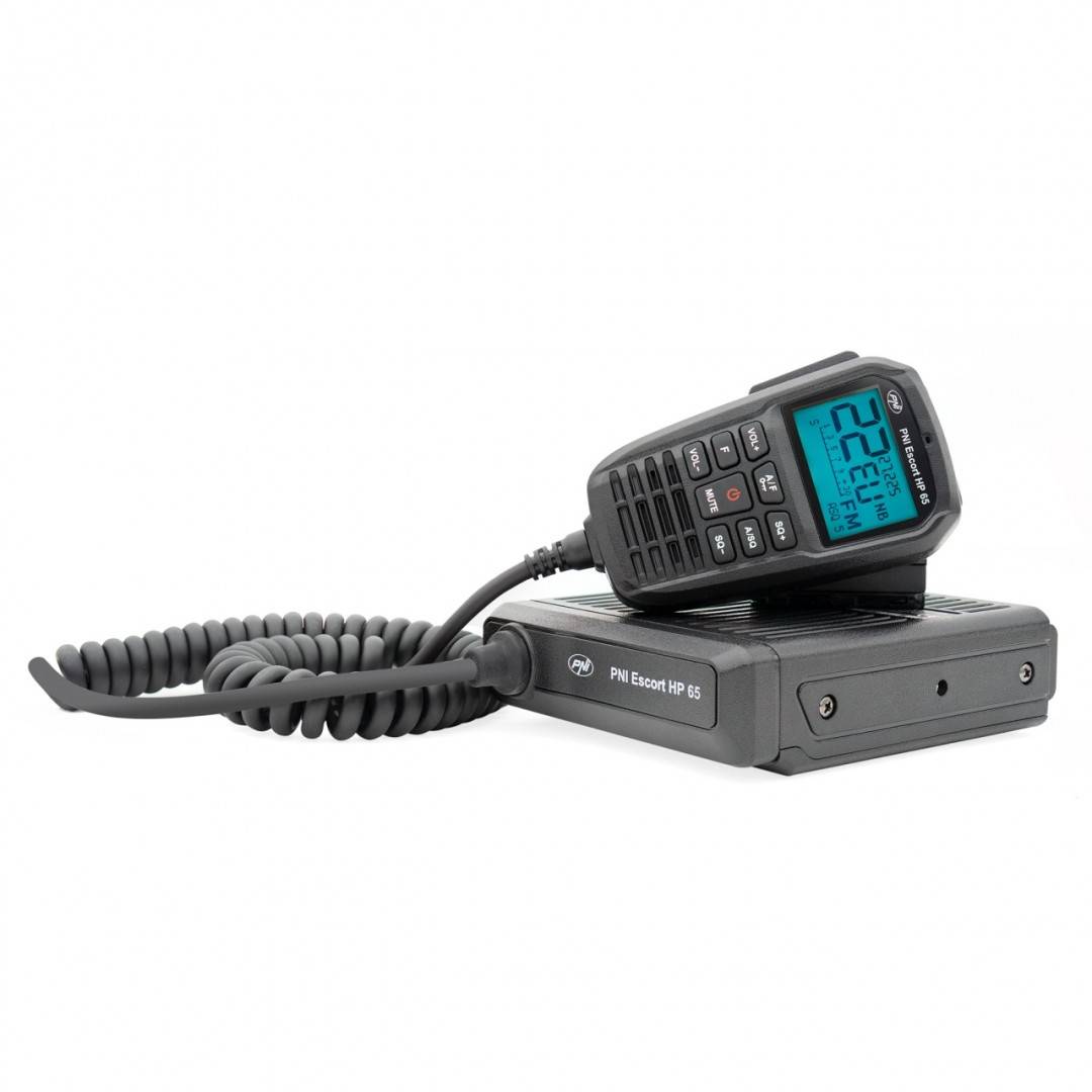 Pachet statie radio CB PNI Escort HP 65 ASQ si Antena CB PNI ML70 cu magnet