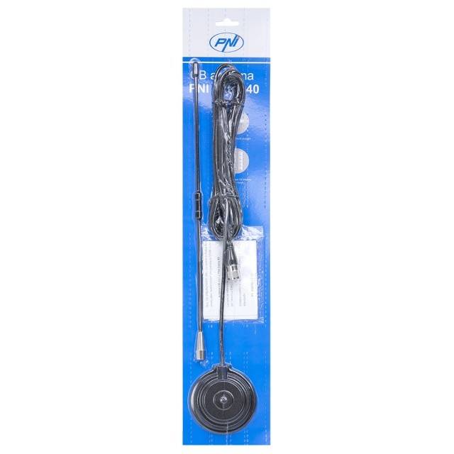 Pachet Statie radio CB PNI Escort HP 6500 ASQ + Antena CB PNI Extra 40
