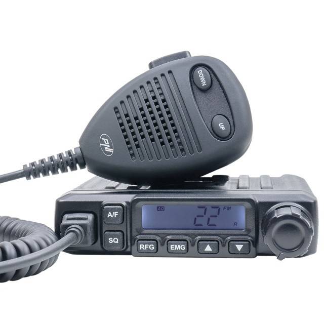Pachet Statie radio CB PNI ESCORT HP 6500 ASQ, RF Gain, 4W, 12V + Antena CB PNI S75 cu cablu si montura fixa 7-9KM