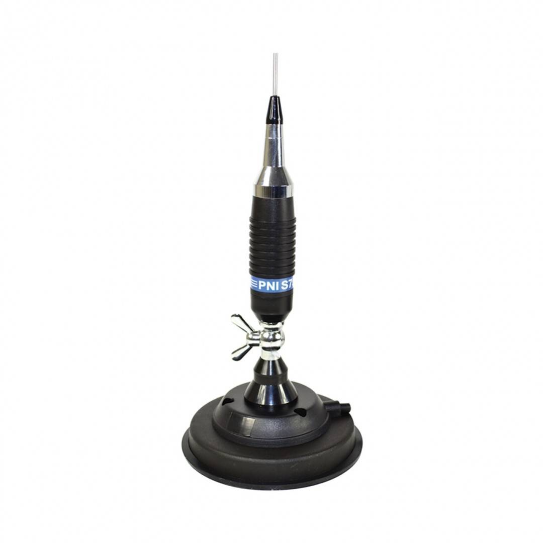 Pachet Statie radio CB PNI Escort HP 6550 cu PNI ECH01 instalat + Antena CB PNI S75 cu magnet