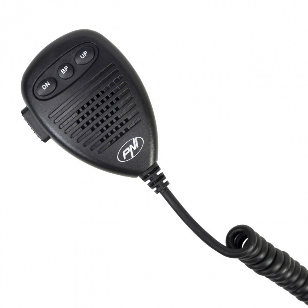 Pachet Statie radio CB PNI Escort HP 6800 ASQ, 12/24 V cu antena CB PNI ML70 cu magnet