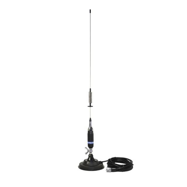 Pachet statie radio CB PNI ESCORT HP 8000L ASQ + Antena CB PNI S75 cu magnet