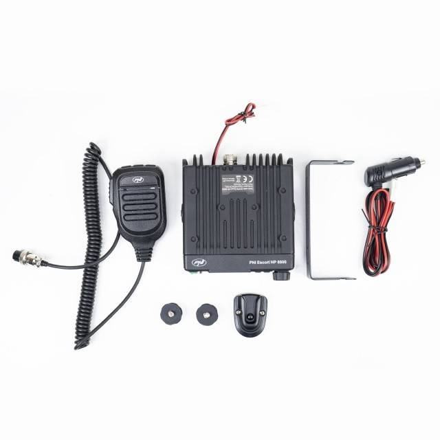 Pachet Statie radio CB PNI Escort HP 8900 ASQ, 12-24V + Antena CB PNI Extra 40 cu baza magnetica