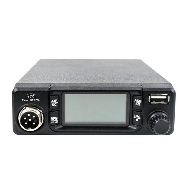 Pachet Statie radio CB PNI Escort HP 9700 USB si Antena CB PNI ML70 cu baza magnetica 145 mm inclusa