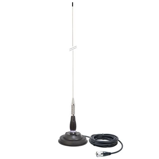Pachet statie radio CB TTi TCB-550 EVO, VOX, Scan, ecran multicolor, 12-24V si antena PNI ML100 cu magnet, 100 cm, 26-30MHz, 250W