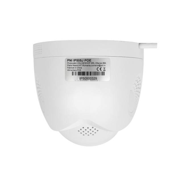Pachet supraveghere video NVR POE PNI House IP710J, 2 camere PNI IP505J 5MP si 2 cabluri UTP CAT6 20 metri incluse