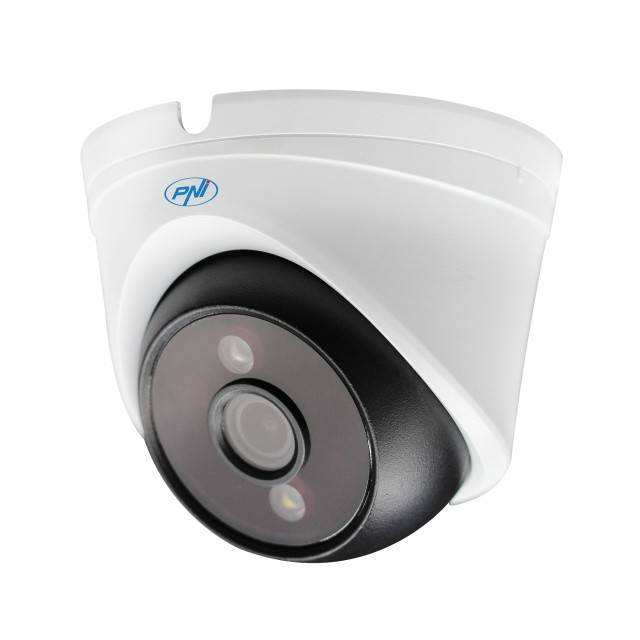 Pachet supraveghere video NVR POE PNI House IP710J, 2 camere PNI IP808J, 8MP si cabluri incluse
