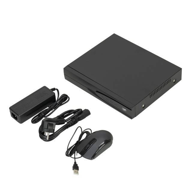 Pachet supraveghere video NVR POE PNI House IP810, 6 camere PNI IP8POE, switch POE si cabluri incluse