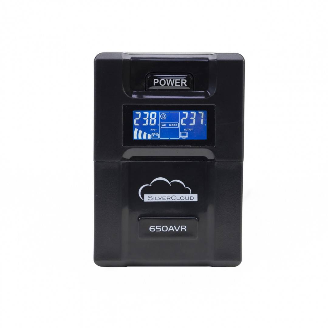Pachet UPS SilverCloud SafePC 650AVR putere 360W si Sticky Pad Drapel inclus