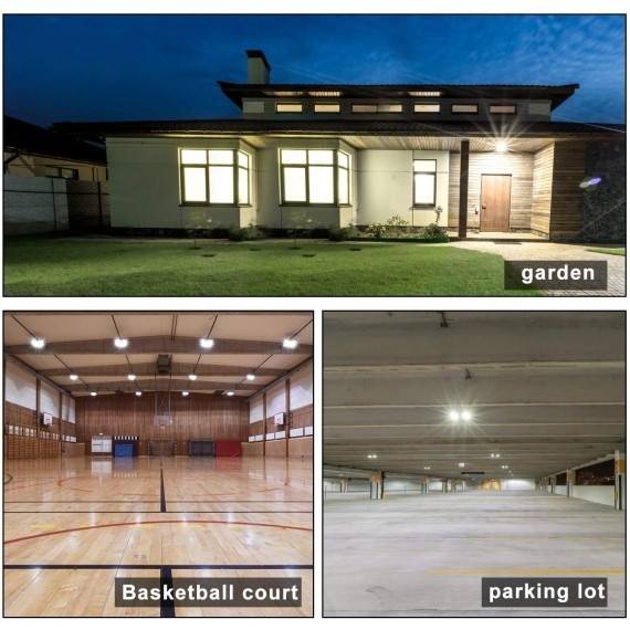 PADLIGHT5: Proiector LED SMD 10W, IP44, negru, 4000K, cu senzor IR