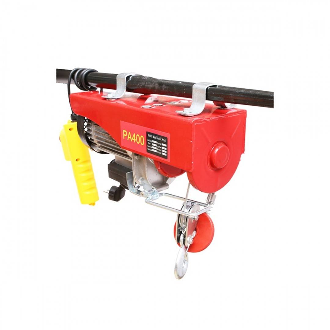 Palan electric/macara 220V/50Hz 850W, sarcina maxima 200/400Kg, viteza de ridicare 5-10m/min, inaltime de ridicare 6-12m, protectie IP40