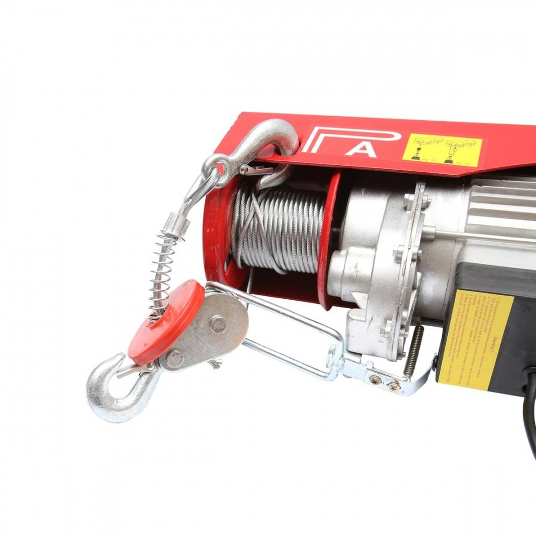Palan electric/macara 220V/50Hz 850W, sarcina maxima 200/400Kg, viteza de ridicare 5-10m/min, inaltime de ridicare 6-12m, protectie IP40