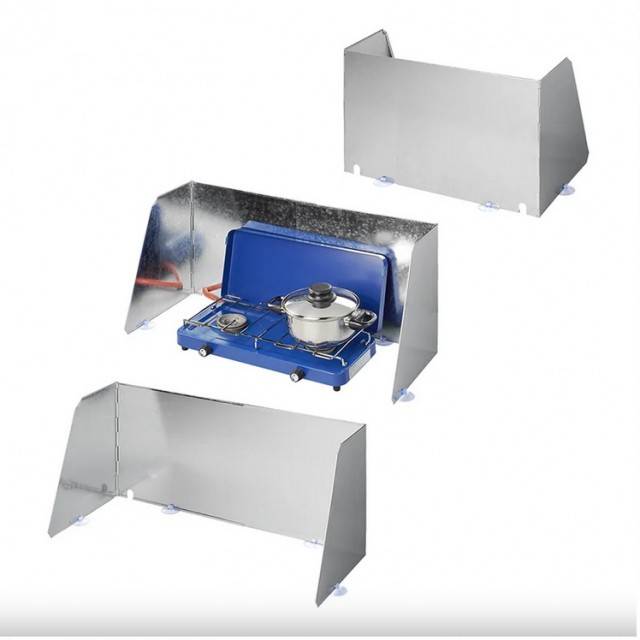 Panou antivant 3 piese 370/700 mm