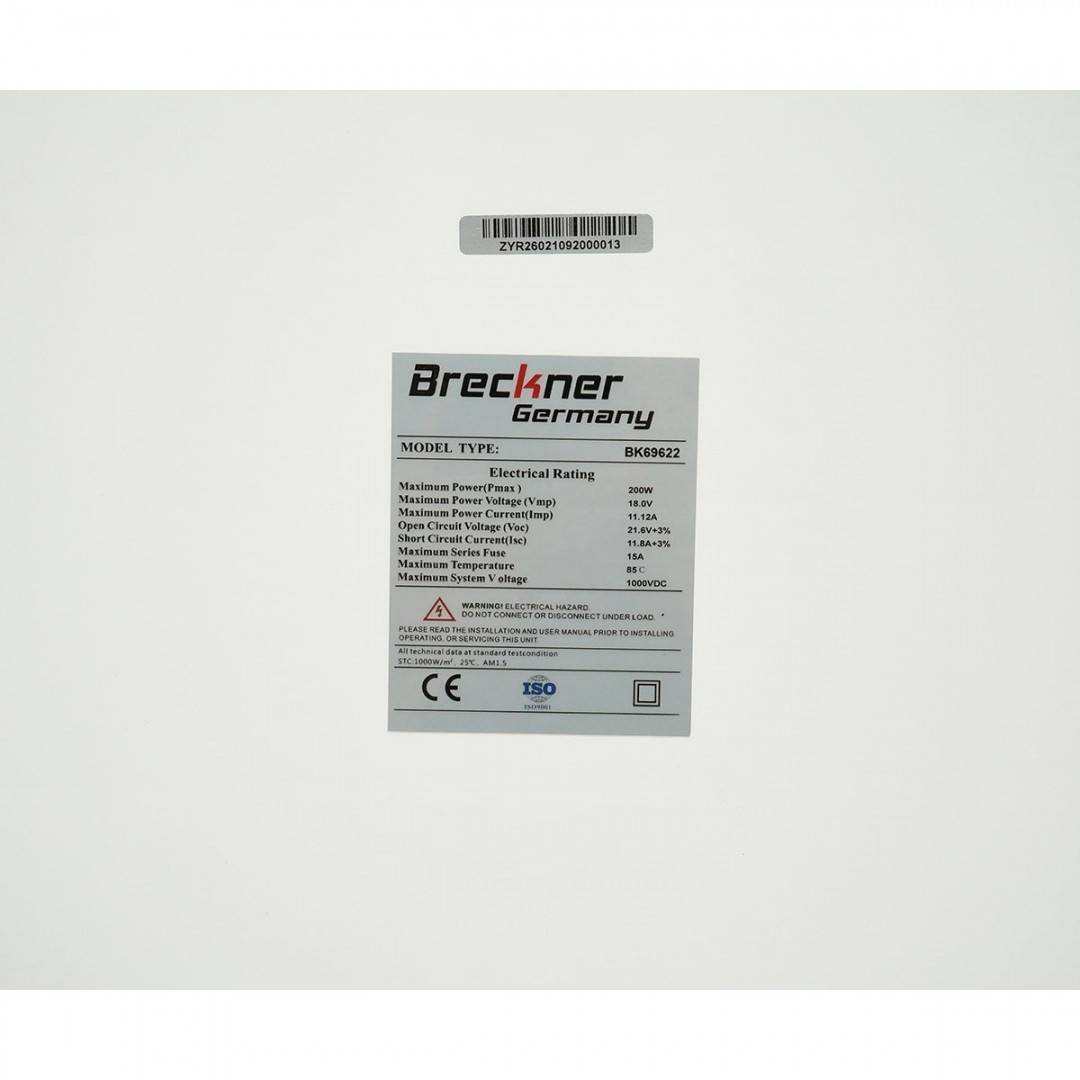 Panou solar 200W flexibil monocristalin portabil cu cablu si conector MC4 1160x890x1mm Breckner Germany