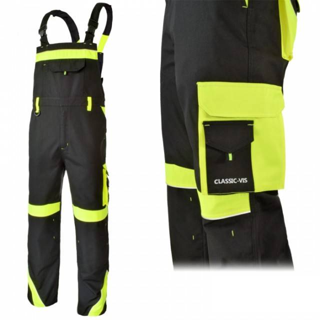 Pantaloni de lucru cu pieptar