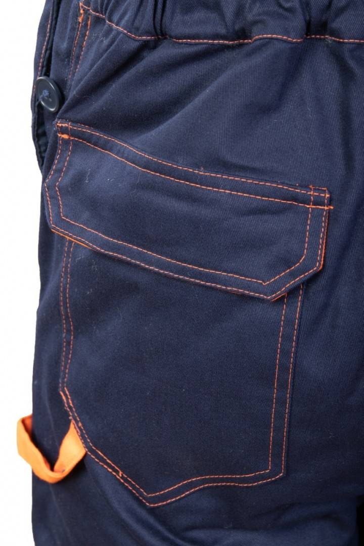 Pantaloni/protecție cu pieptar, talie reglabilă, mărime universală