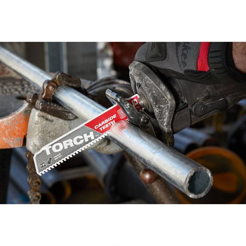 Panza Heavy Duty TORCH pentru lucrari de demolare, pentru fierastraie sabie, dinti carbura, 150/1.27 mm - 10 TPI