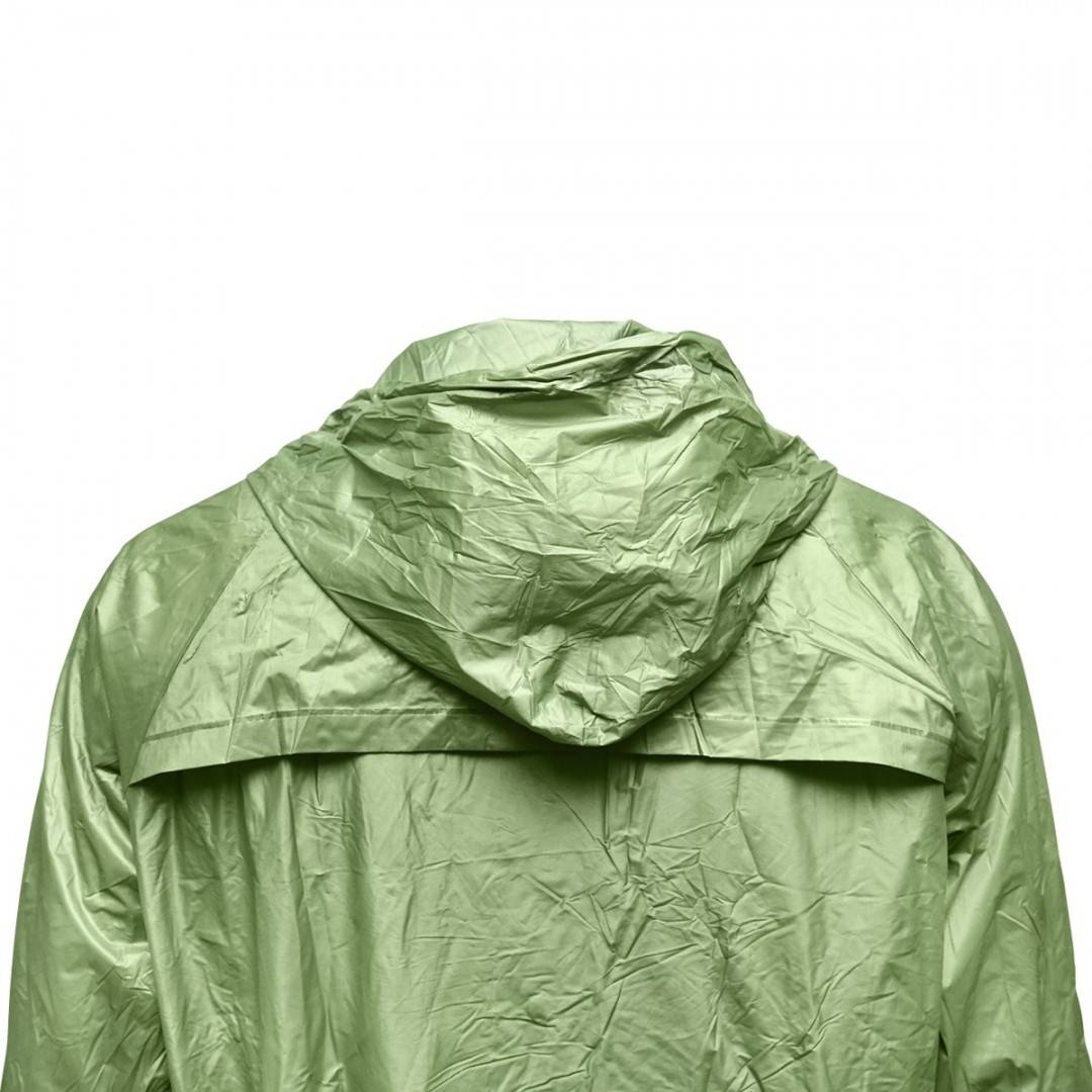 Pelerina cu gluga impermeabila L din PVC, 2 buzunare, inchidere cu capse, verde inchis Breckner Germany