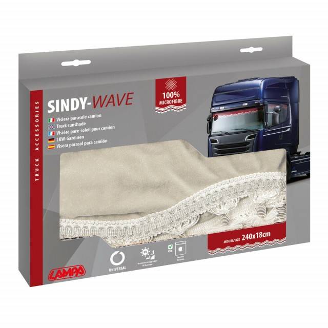 Perdea parasolar bej Sindy LAMPA