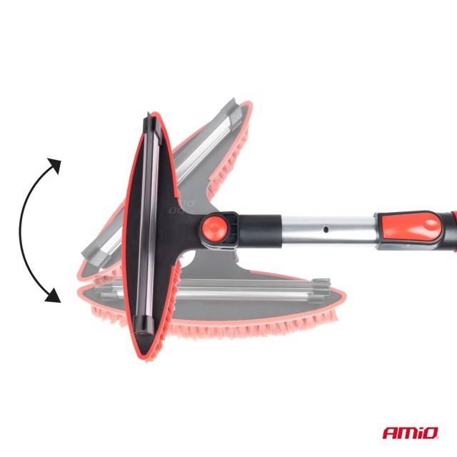 Perie auto 3 in 1 pentru gheata, apa, zapada 98-134cm