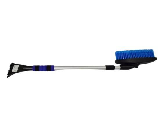 Perie cu racleta, cu maner moale telescopic 86-122 cm