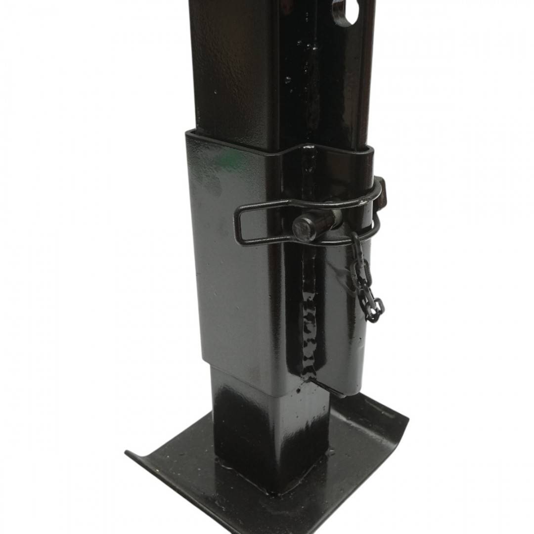 Picior de sprijin remorca reglabil cu manivela 50cm, fixare laterala, cilindru 60mm, sarcina maxima 6000Kg