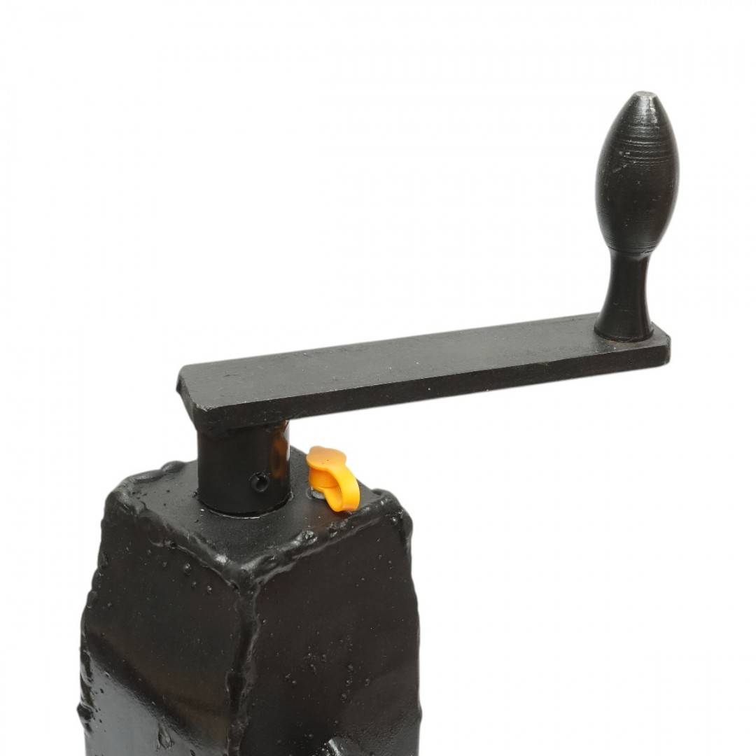 Picior de sprijin remorca reglabil cu manivela 50cm, fixare laterala, cilindru 80mm sarcina maxima 6000Kg